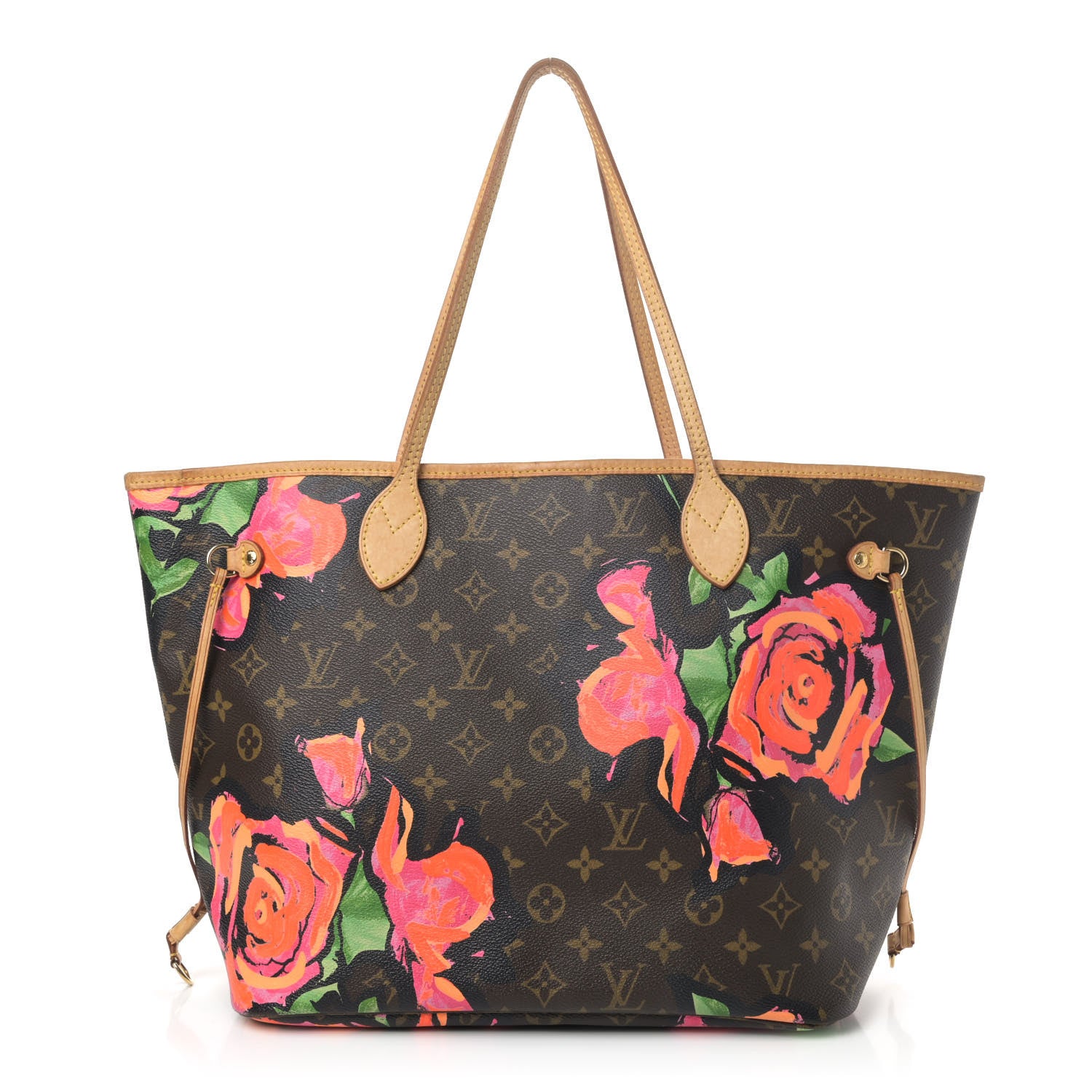 Louis Vuitton Monogram Roses Neverfull MM 1 of 6