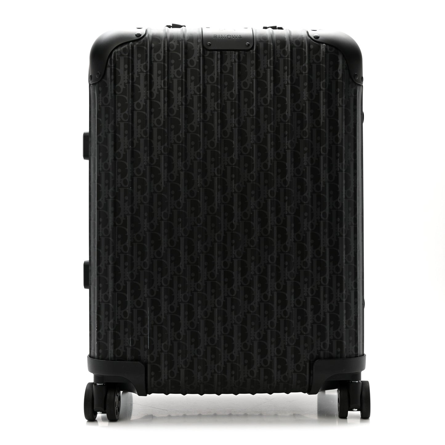 X RIMOWA Aluminum Gradient Original Cabin Luggage Black
