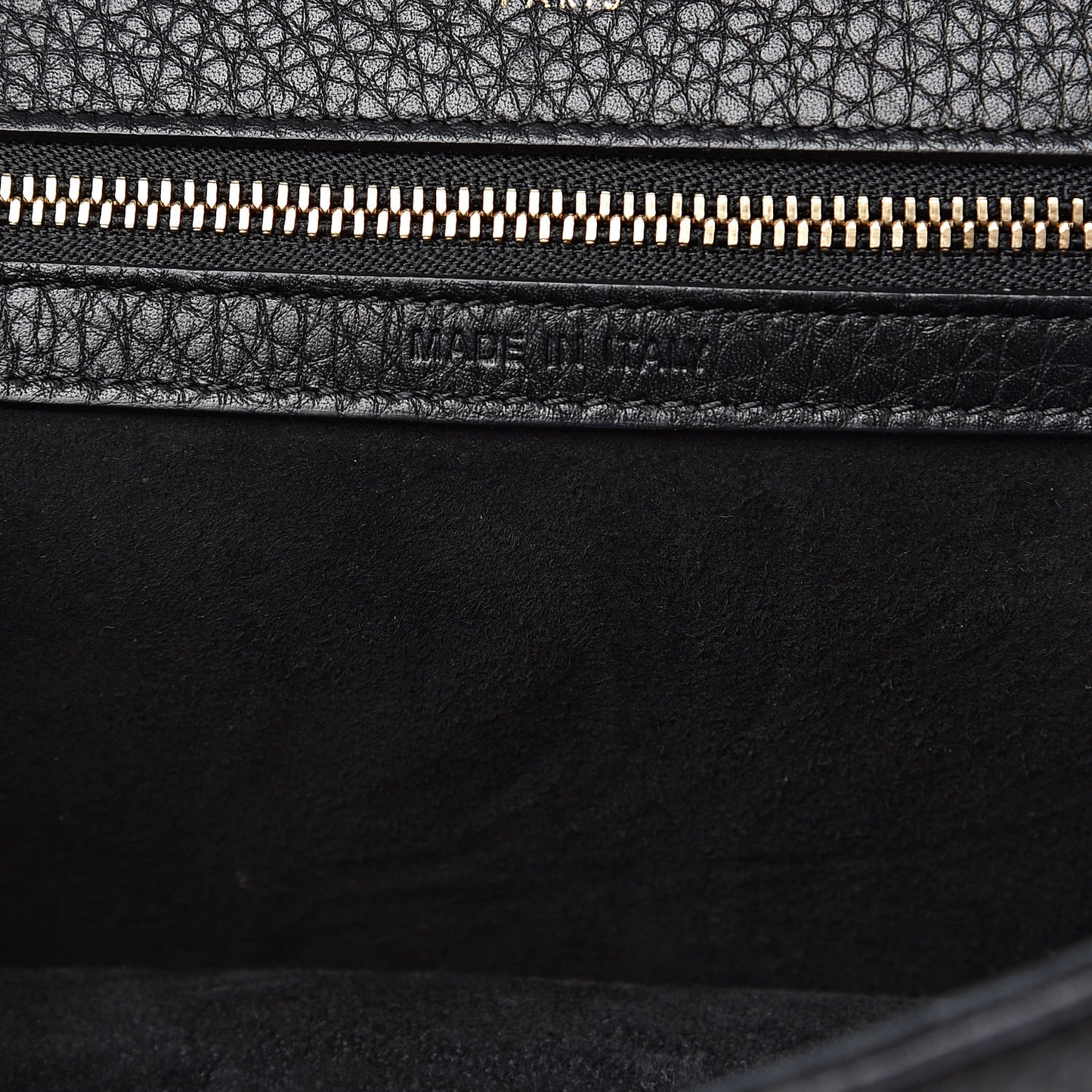 Grained Calfskin Small Diorama Flap Bag Black