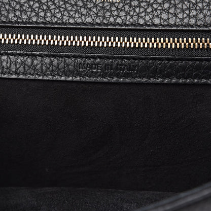 Christian Dior Grained Calfskin Small Diorama Flap Bag Black 7 of 11