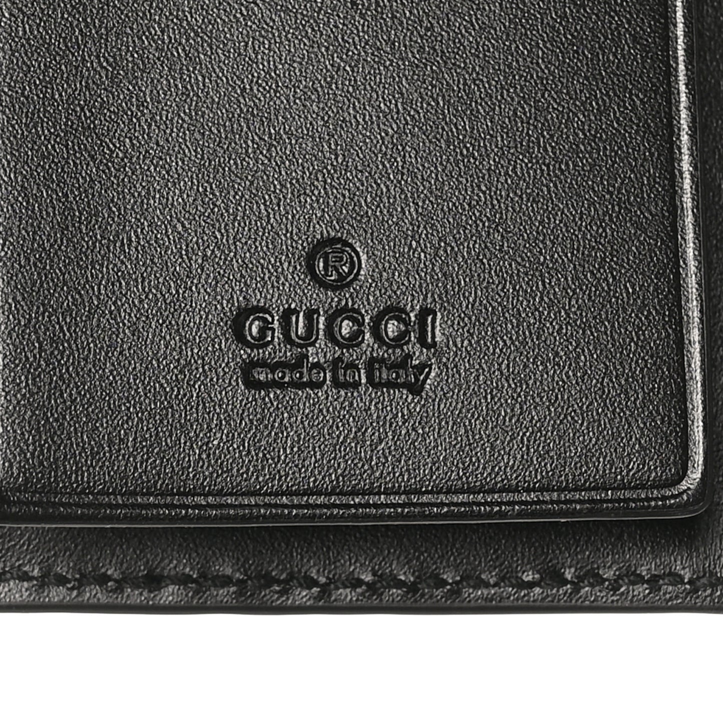 Guccissima 6 Key Holder Case Black