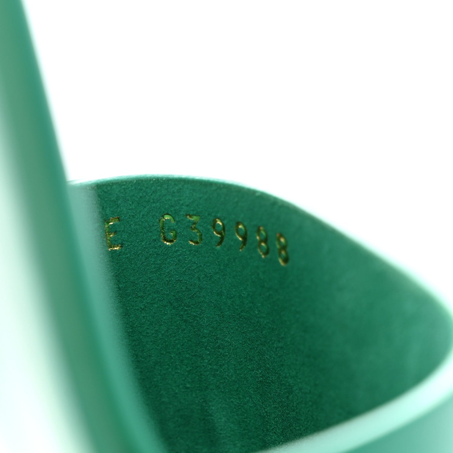 Chanel Calfskin Patent Calfskin Logo Mules 38 Green White 9 of 14