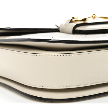Gucci GG Supreme Monogram Horsebit 1955 Shoulder Bag Beige Mystic White 9 of 10