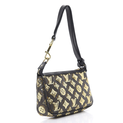 Louis Vuitton Monogram Sequins Eclipse Pochette Gold 2 of 10