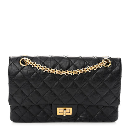 Chanel Aged Calfskin Quilted 2.55 Reissue 225 Flap Black 1 of 10