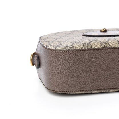 Gucci GG Supreme Monogram Web Neo Vintage Shoulder Bag Beige New Acero Crop 7 of 9