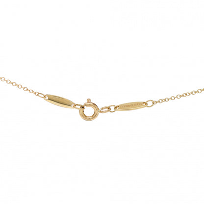 Tiffany 18K Yellow Gold Diamond .17ct Elsa Peretti Diamonds by the Yard Pendant Necklace 4 of 5