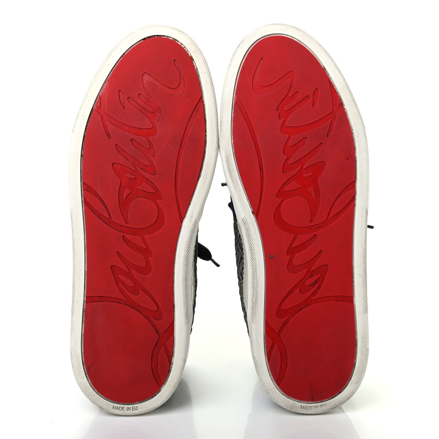 Christian Louboutin Calfskin Mesh Mens Aurelien Flat Sneakers 42 Multi 5 of 13