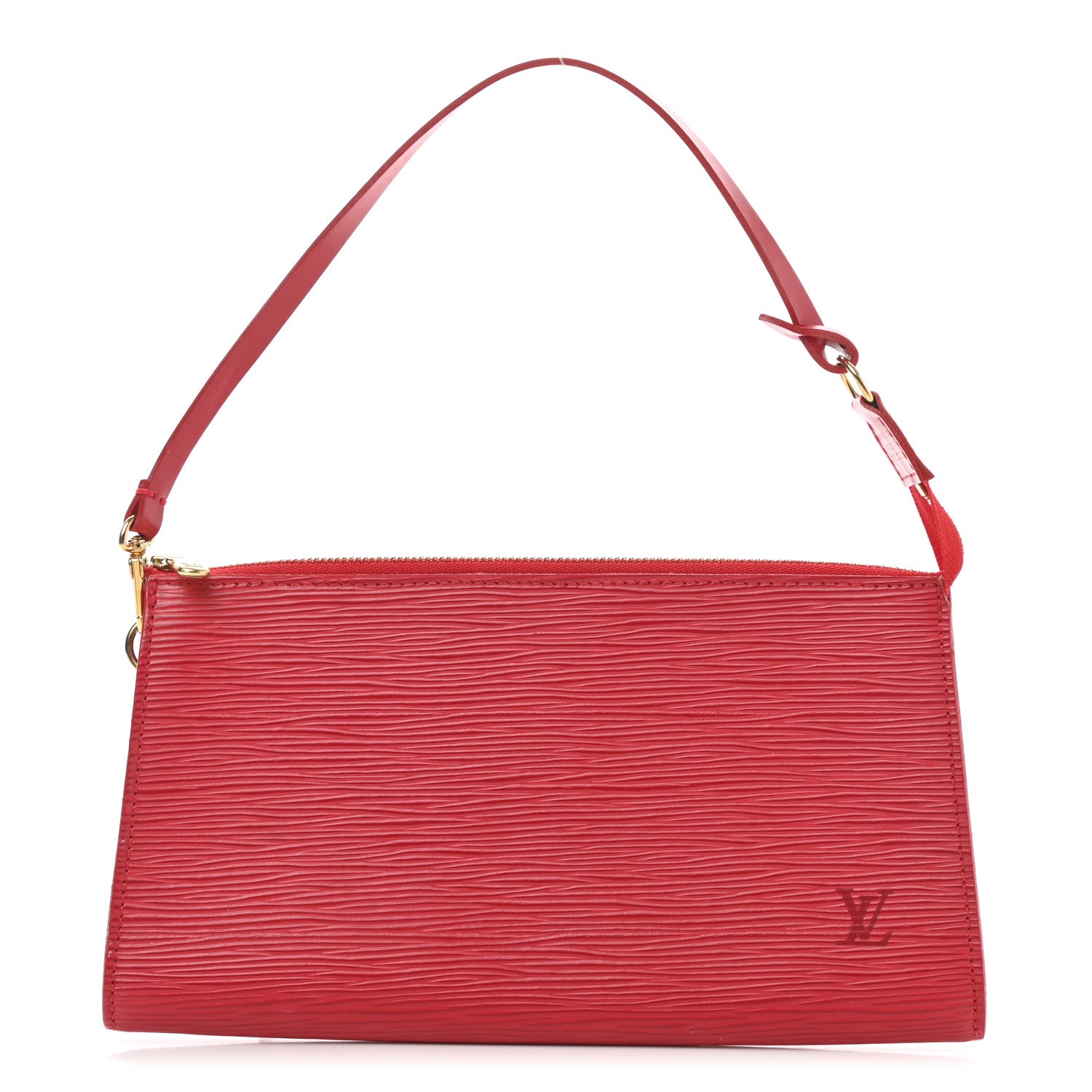 Louis Vuitton Epi Pochette Accessories 21 Castillan Red 1 of 7