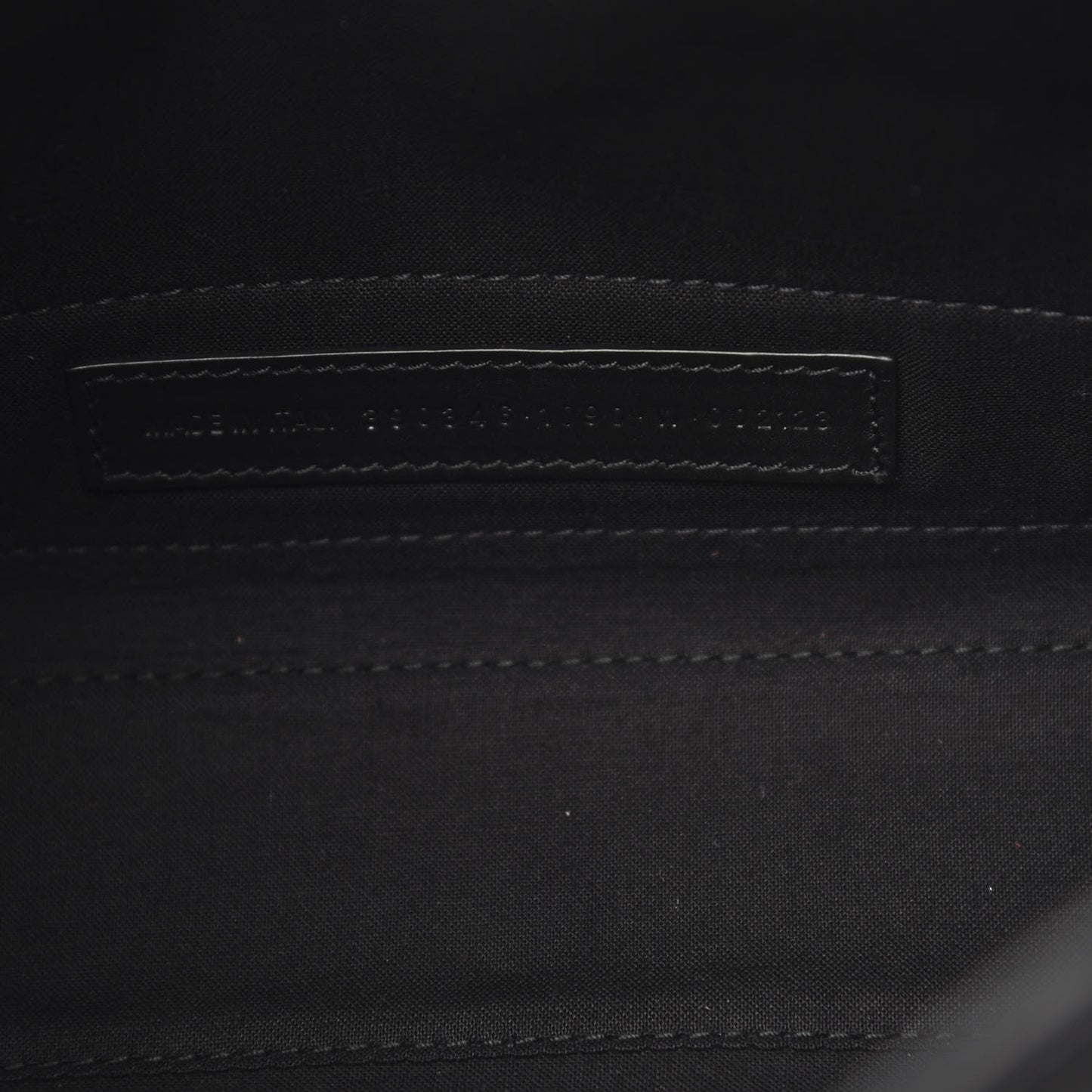 Cotton Canvas Calfskin Navy Cabas XS Black