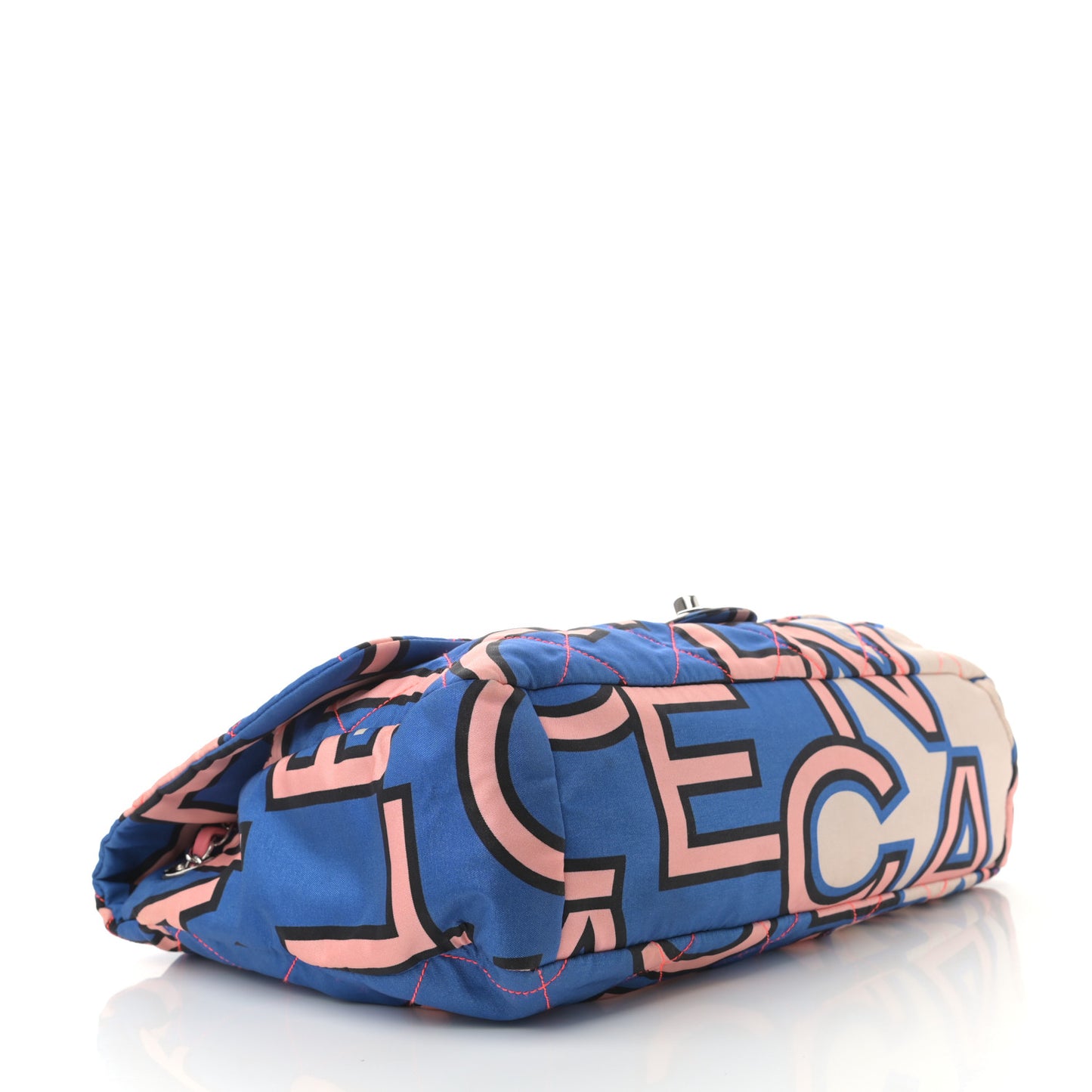 Nylon Printed Maxi Flap Multicolor