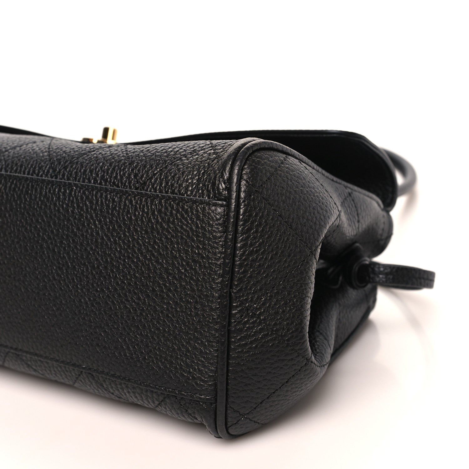 Chanel Grained Calfskin Stitched Urban Essentials Small Shopping Bag Black 10 of 10