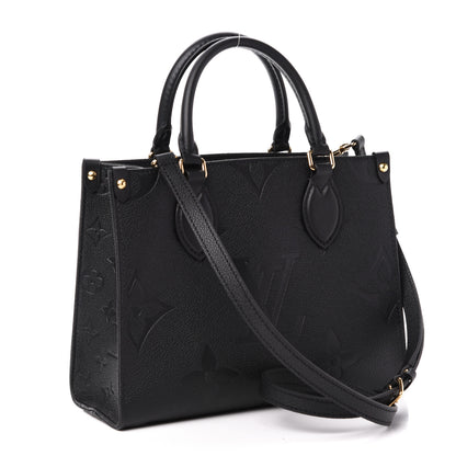 Louis Vuitton Empreinte Monogram Giant Onthego PM Black 4 of 11
