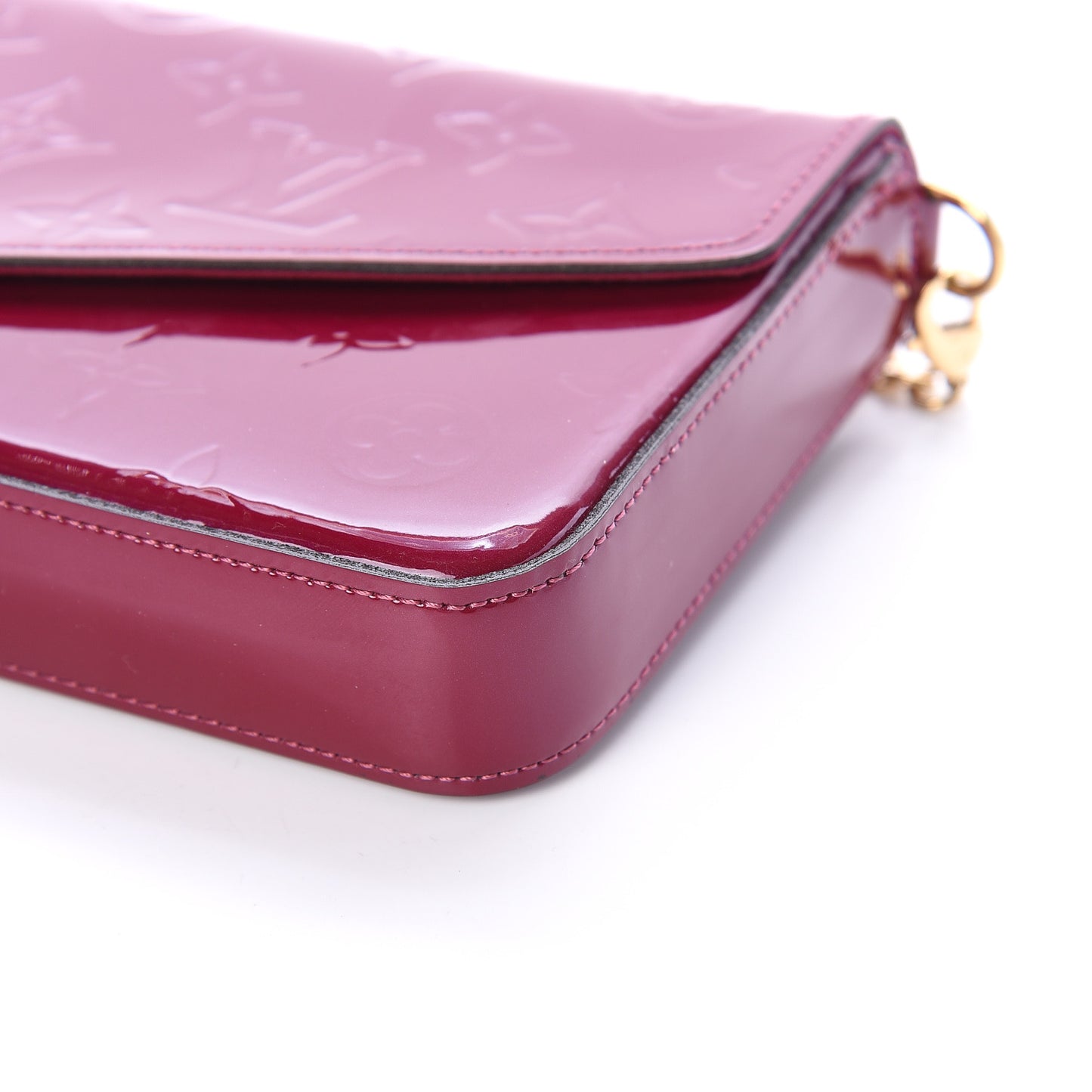 Vernis Felicie Chain Wallet Magenta
