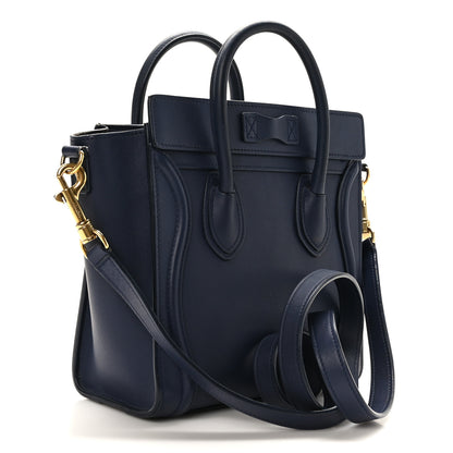 Celine Smooth Calfskin Nano Luggage Ink 3 of 8