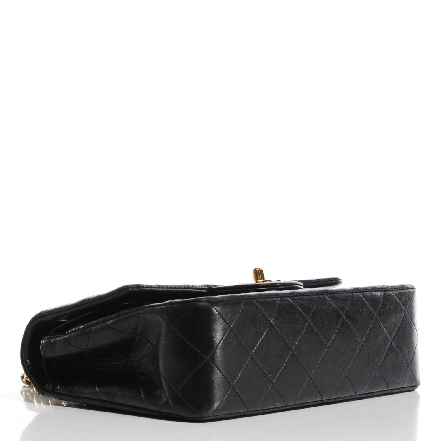 Chanel Lambskin Quilted Small Double Flap Black 4 of 8