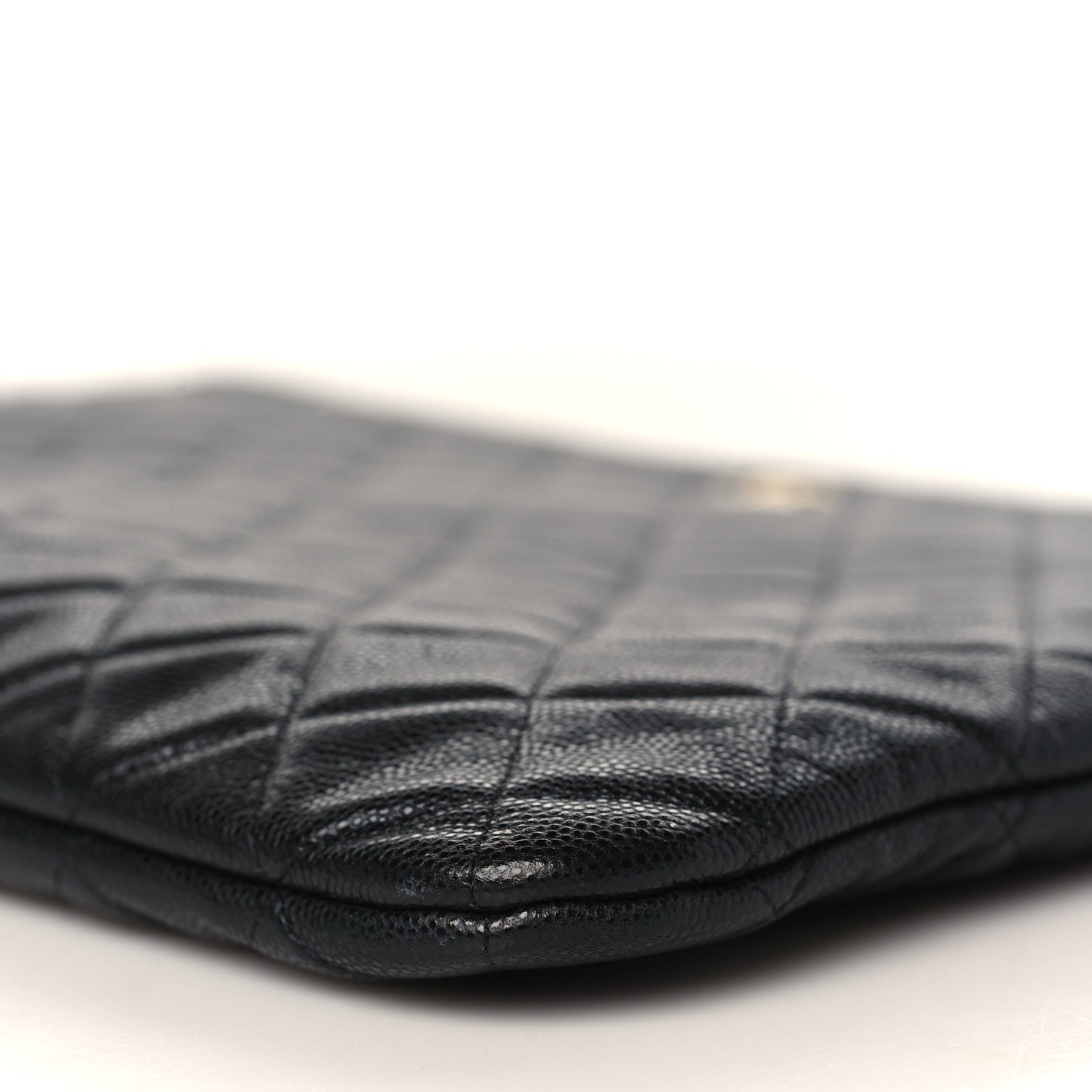 Chanel Caviar Quilted Large Cosmetic Case Black 9 of 9