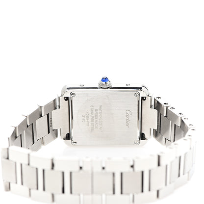 Cartier Stainless Steel 24mm Tank Solo Quartz Watch 4 of 5