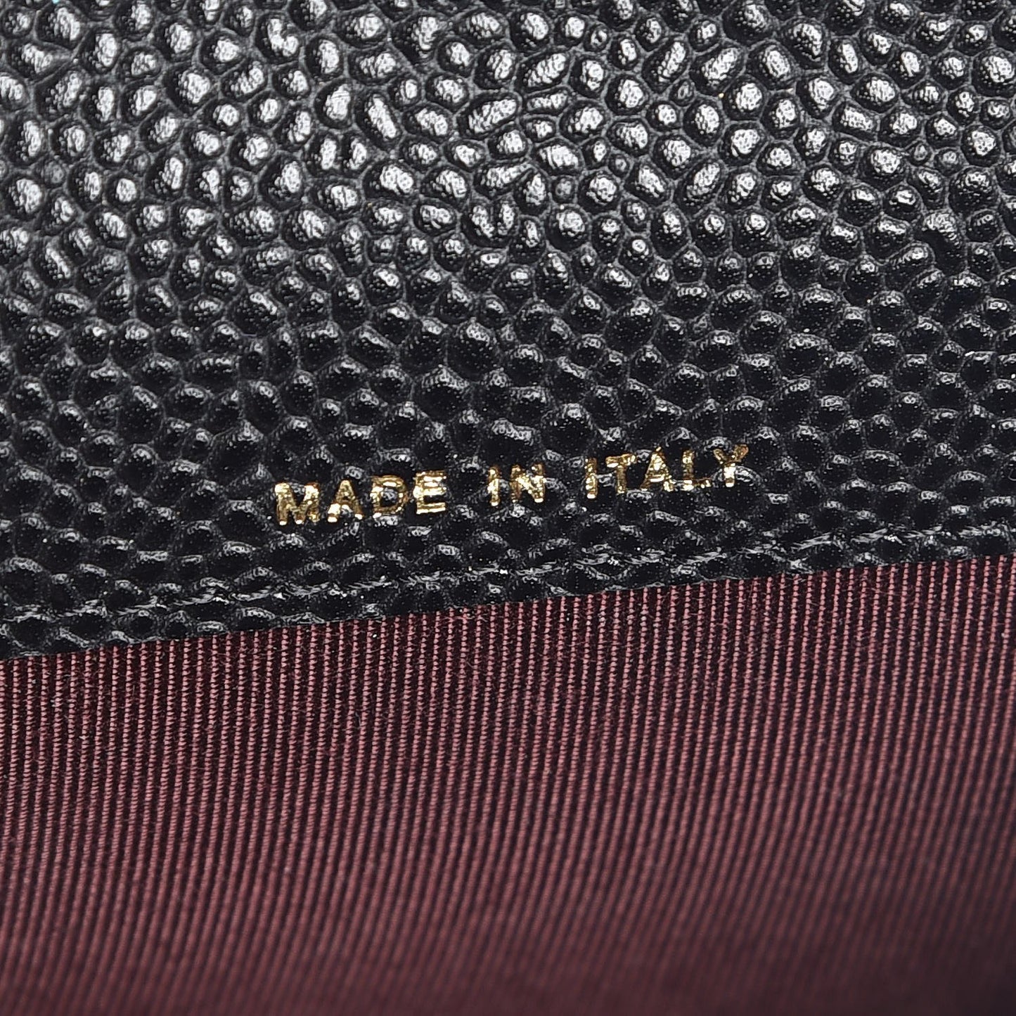 Caviar Quilted Flap Card Holder Black