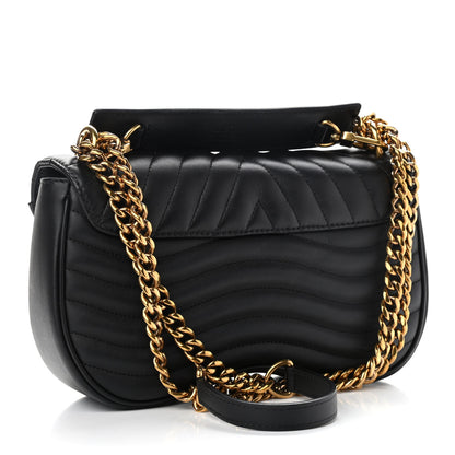 Louis Vuitton Calfskin New Wave Chain MM Black 3 of 11