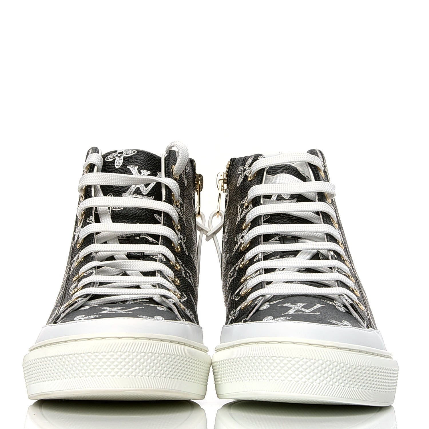 Louis Vuitton Catogram Stellar Sneaker Boots 39 Black 2 of 5