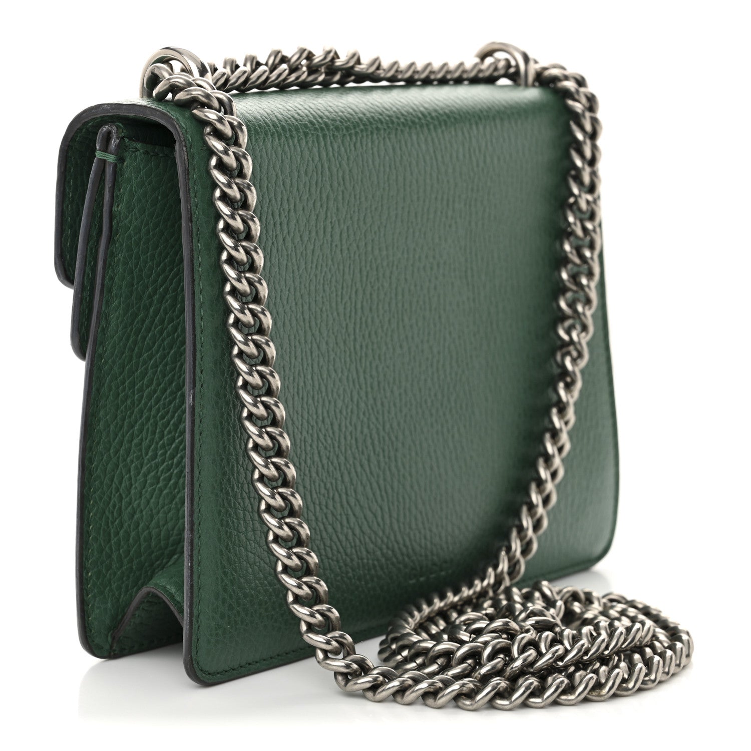 Gucci Calfskin Mini Dionysus Shoulder Bag Emerald 3 of 14