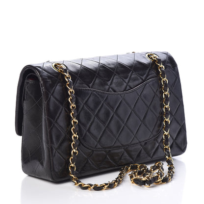 Chanel Lambskin Quilted Medium Double Flap Black 3 of 10