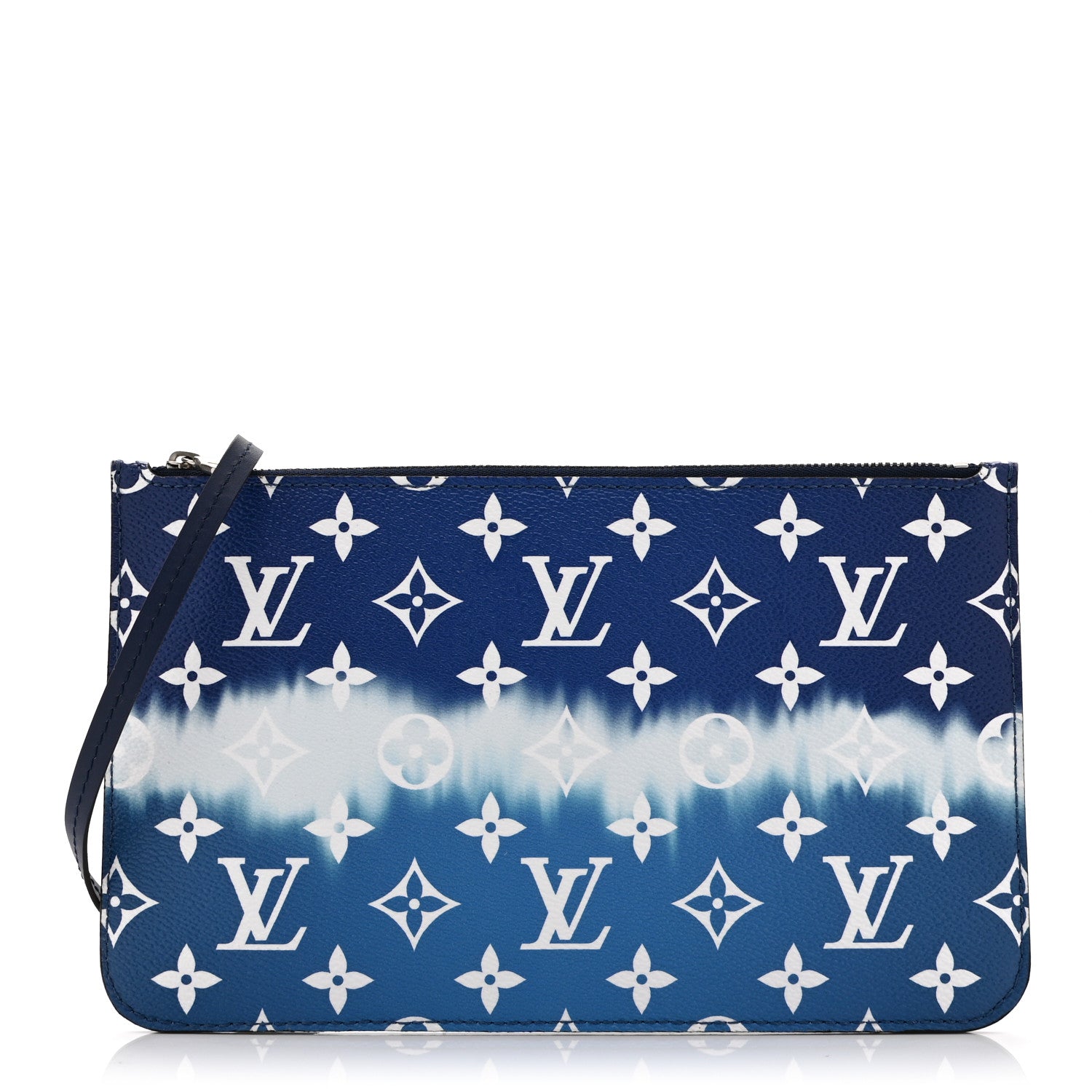 Louis Vuitton Monogram Escale Neverfull MM GM Pochette Blue 1 of 10