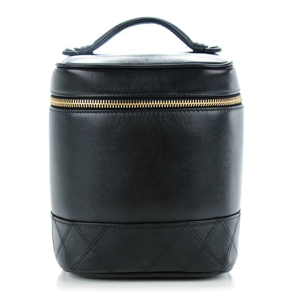 Chanel Lambskin Vanity Cosmetic Case Black 1 of 9