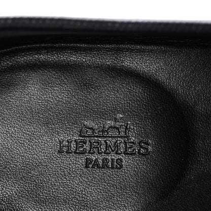Hermes Grain d'H Mens Paris Loafers 43 Marine 8 of 12