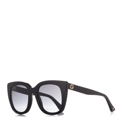 Gucci Cat Eye Sunglasses GG0163S Black 1 of 10