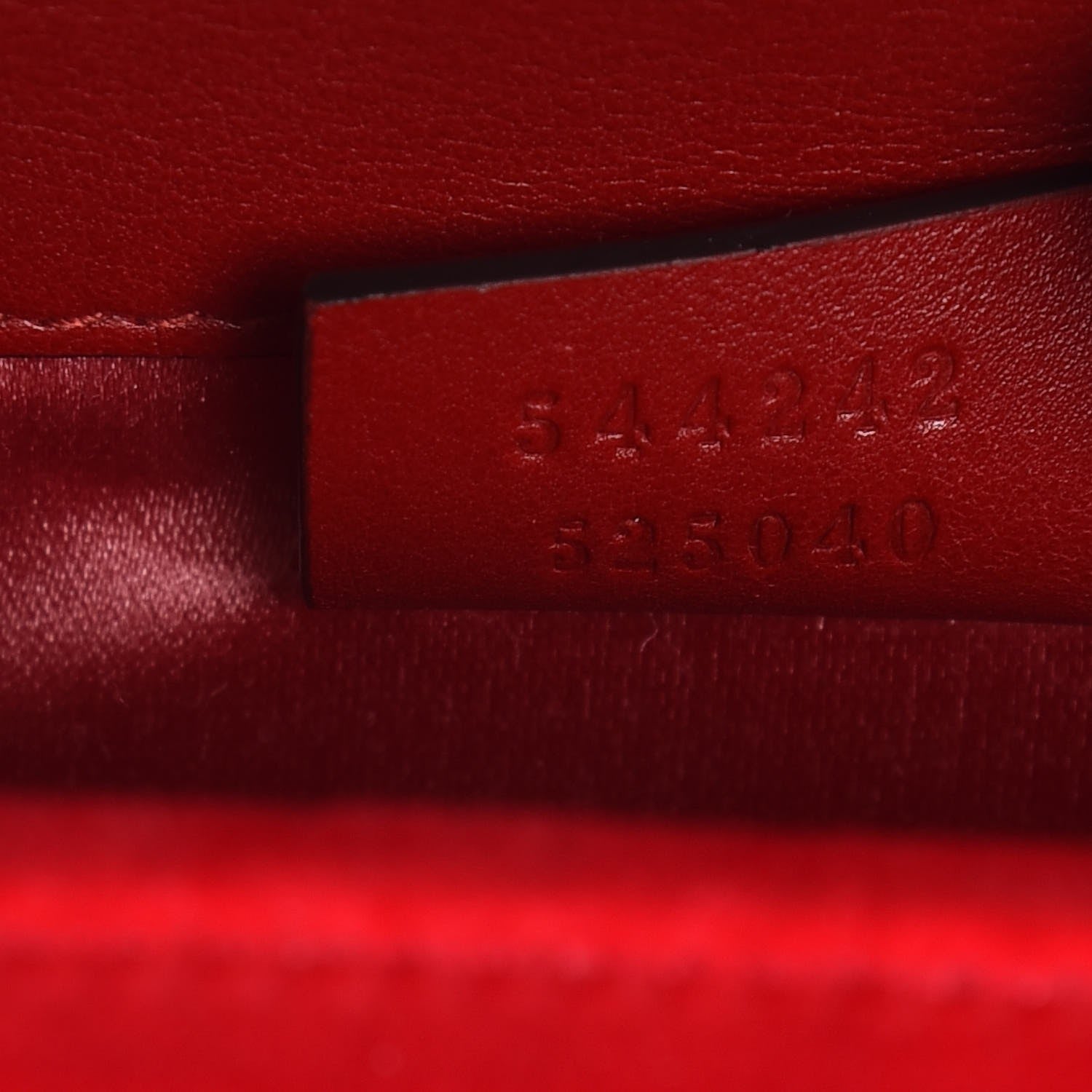 Gucci Velvet Crystal Square G Shoulder Bag Red 7 of 7