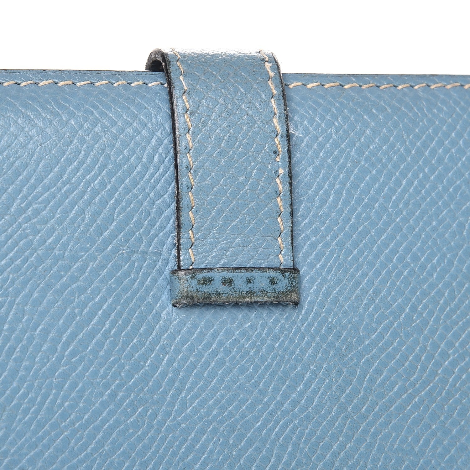 Hermes Epsom Bearn Wallet Blue Jean 10 of 13