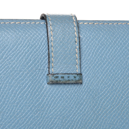 Hermes Epsom Bearn Wallet Blue Jean 10 of 13