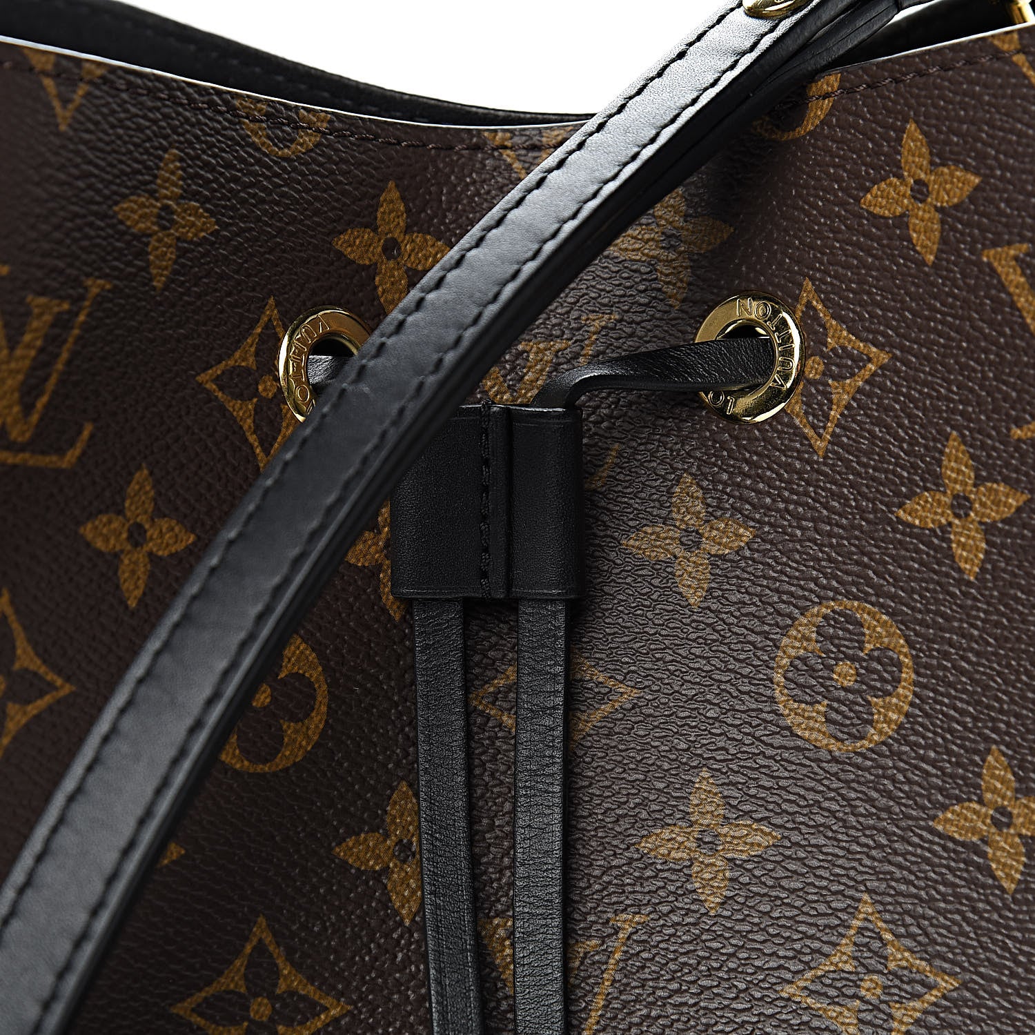 Louis Vuitton Monogram Neonoe MM Black 7 of 10