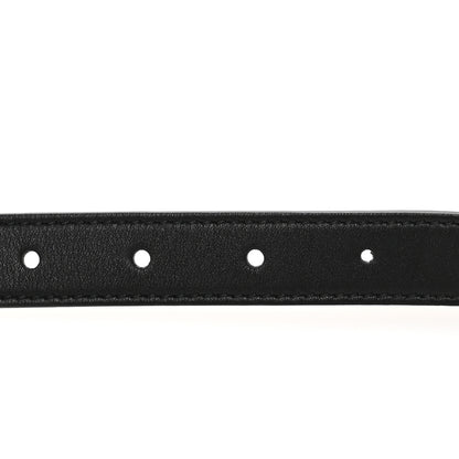 Gucci Calfskin Double G 20mm Belt 90 36 Black 3 of 8