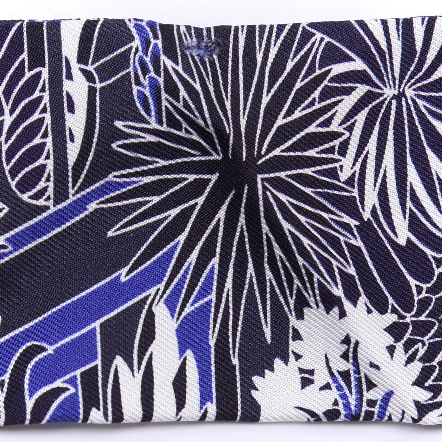 Hermes Silk Animapolis Plumetis Twilly Marine Bleu Royal 4 of 4