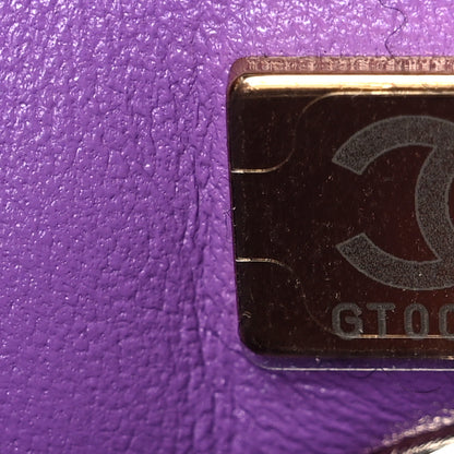 Chanel Caviar Quilted Mini Coco Handle Flap Purple 7 of 10