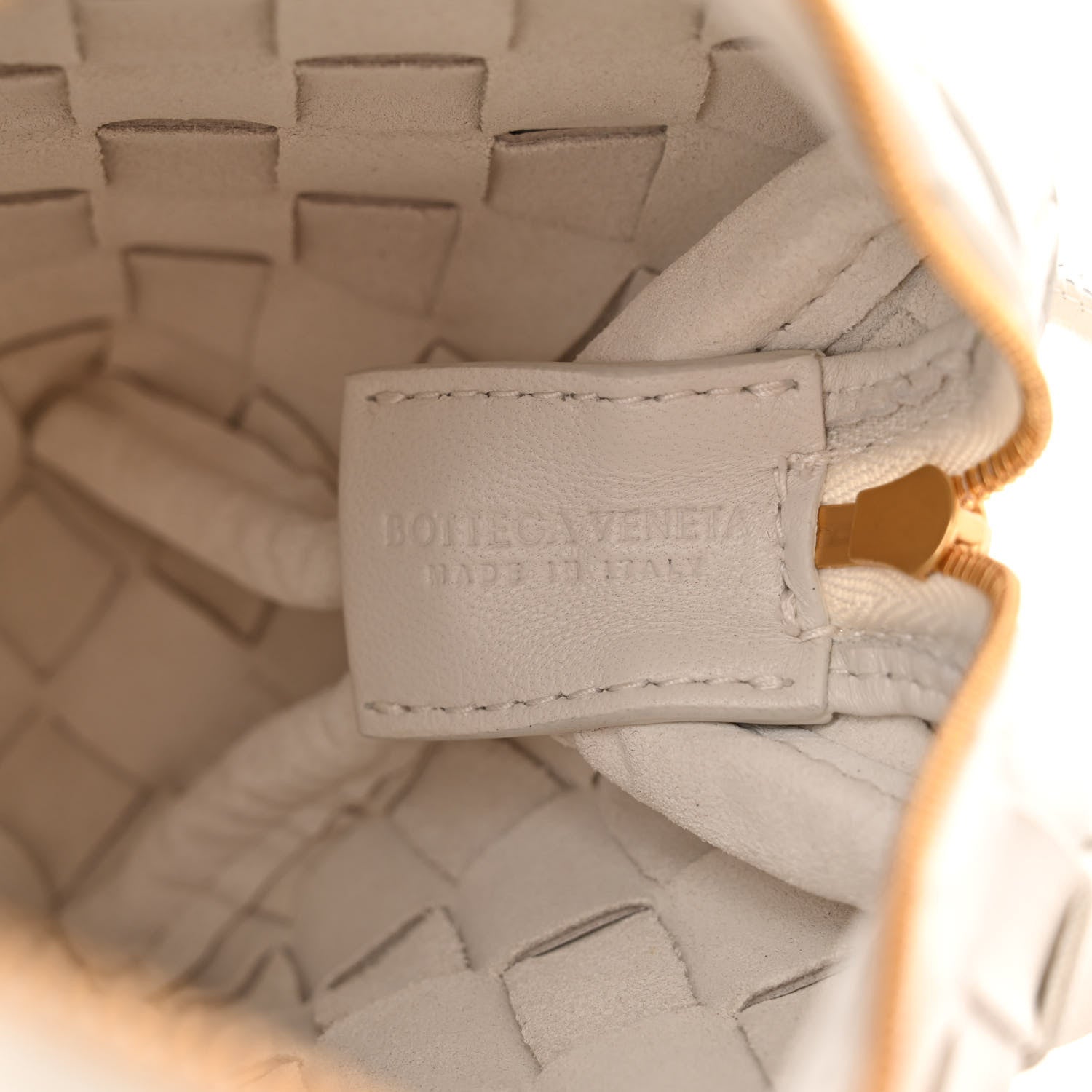 Bottega Veneta Nappa Intrecciato Mini Loop Camera Bag White 6 of 8