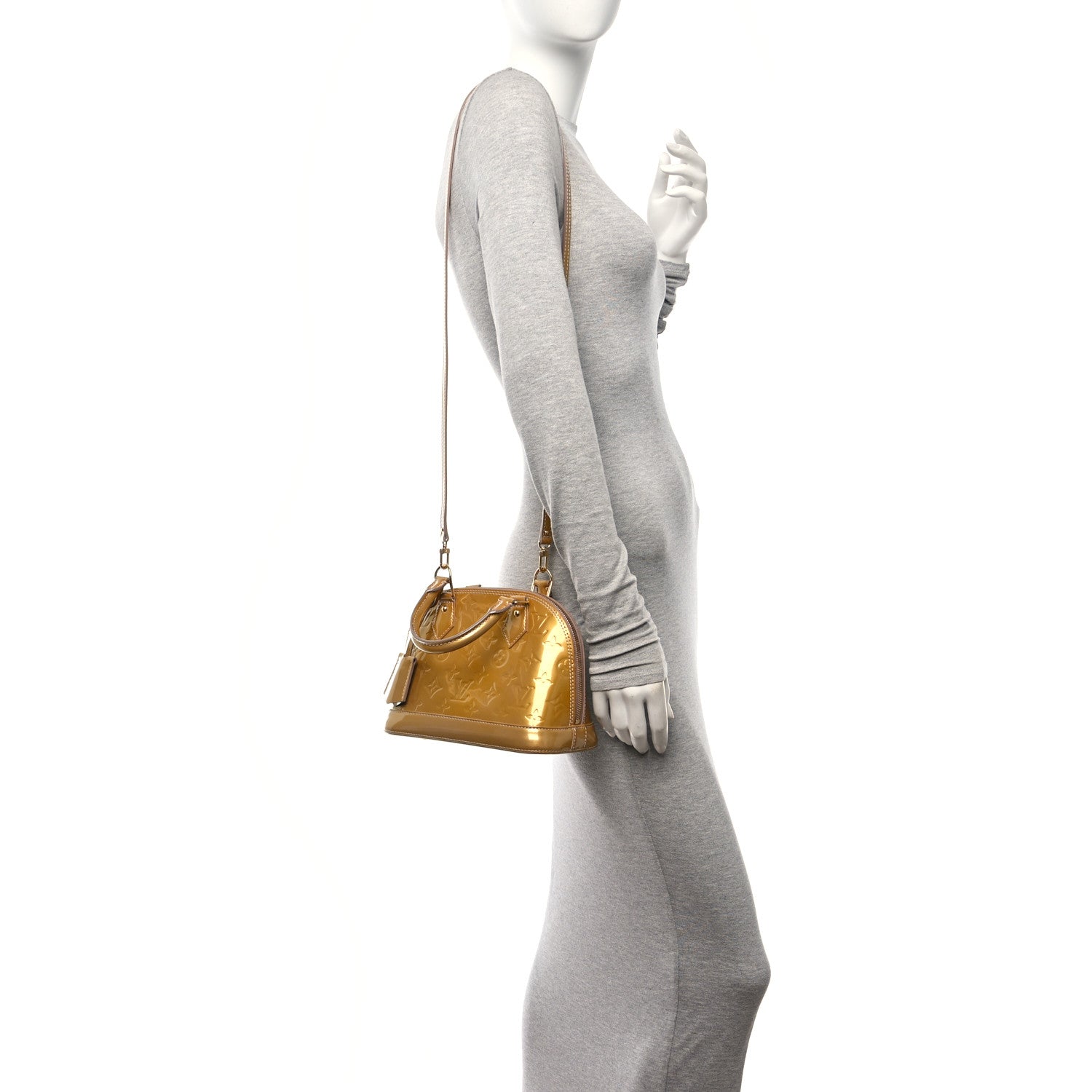 Louis Vuitton Vernis Alma BB Mordore 2 of 9