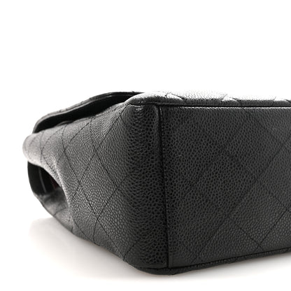 Chanel Caviar Quilted Maxi Double Flap Black 9 of 11