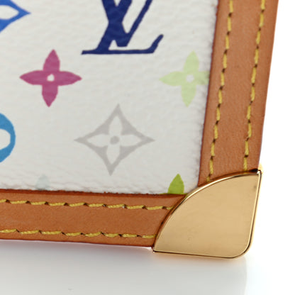 Louis Vuitton Monogram Multicolor Key Pouch White 11 of 13