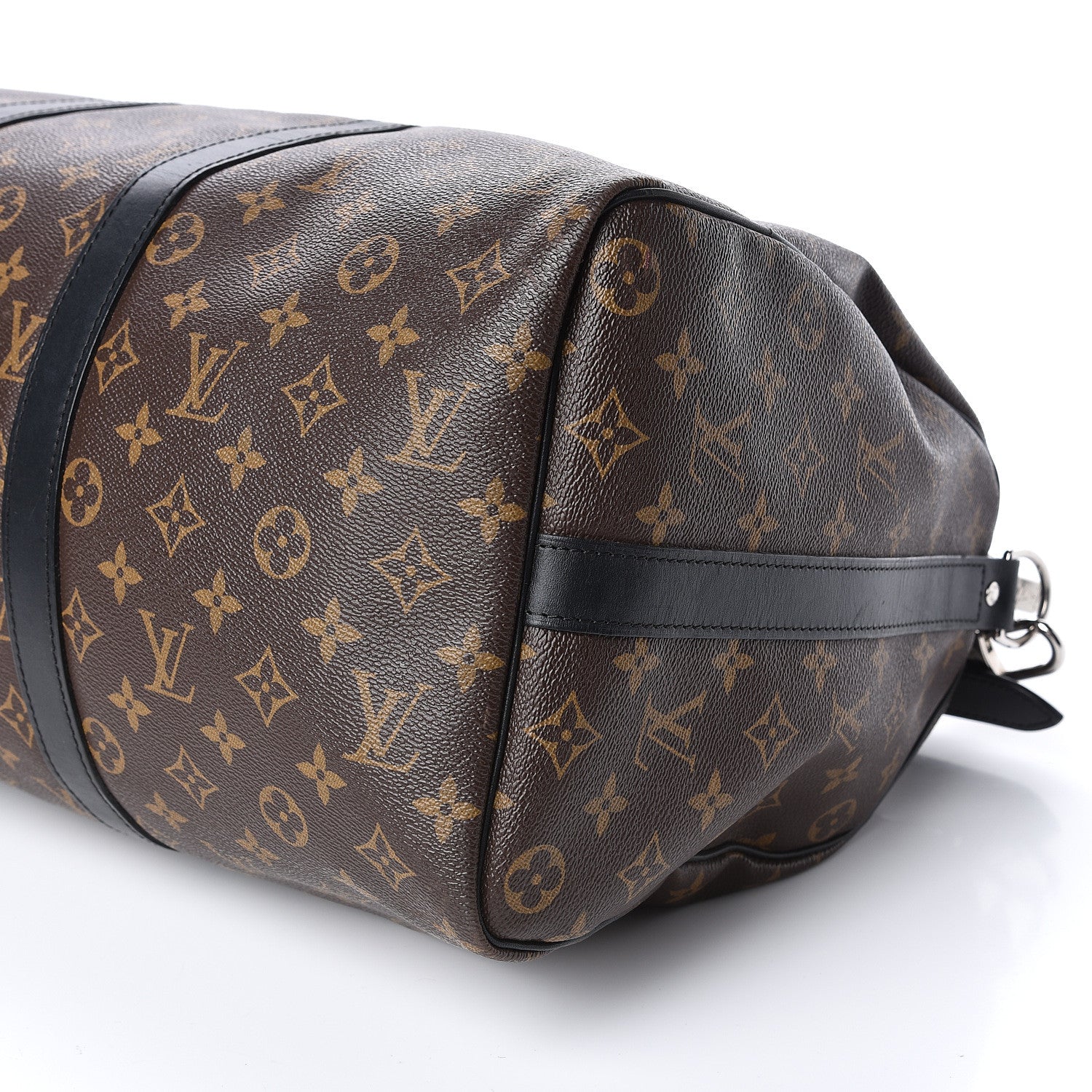 Louis Vuitton Monogram Macassar Keepall Bandouliere 45 8 of 10