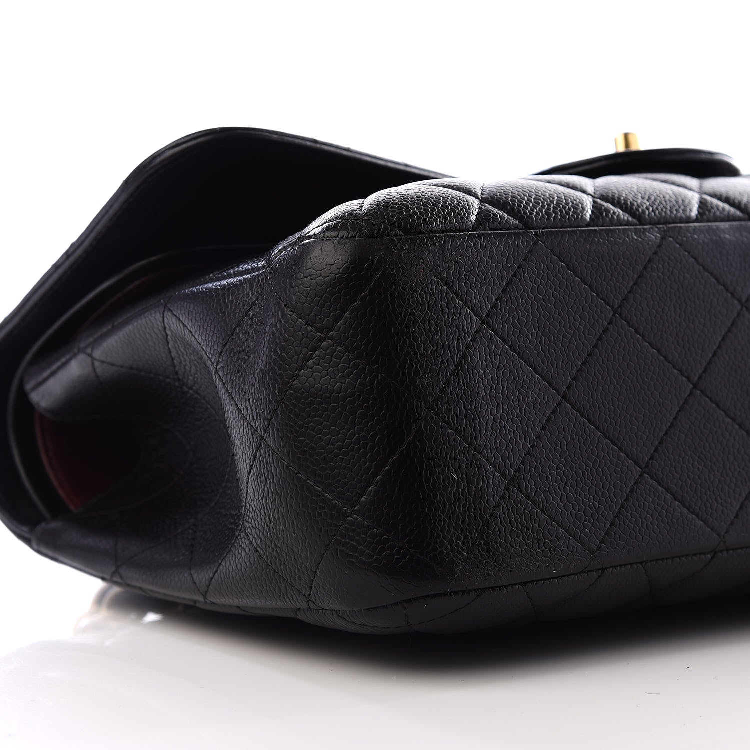 Chanel Caviar Quilted Jumbo Double Flap Black 8 of 10