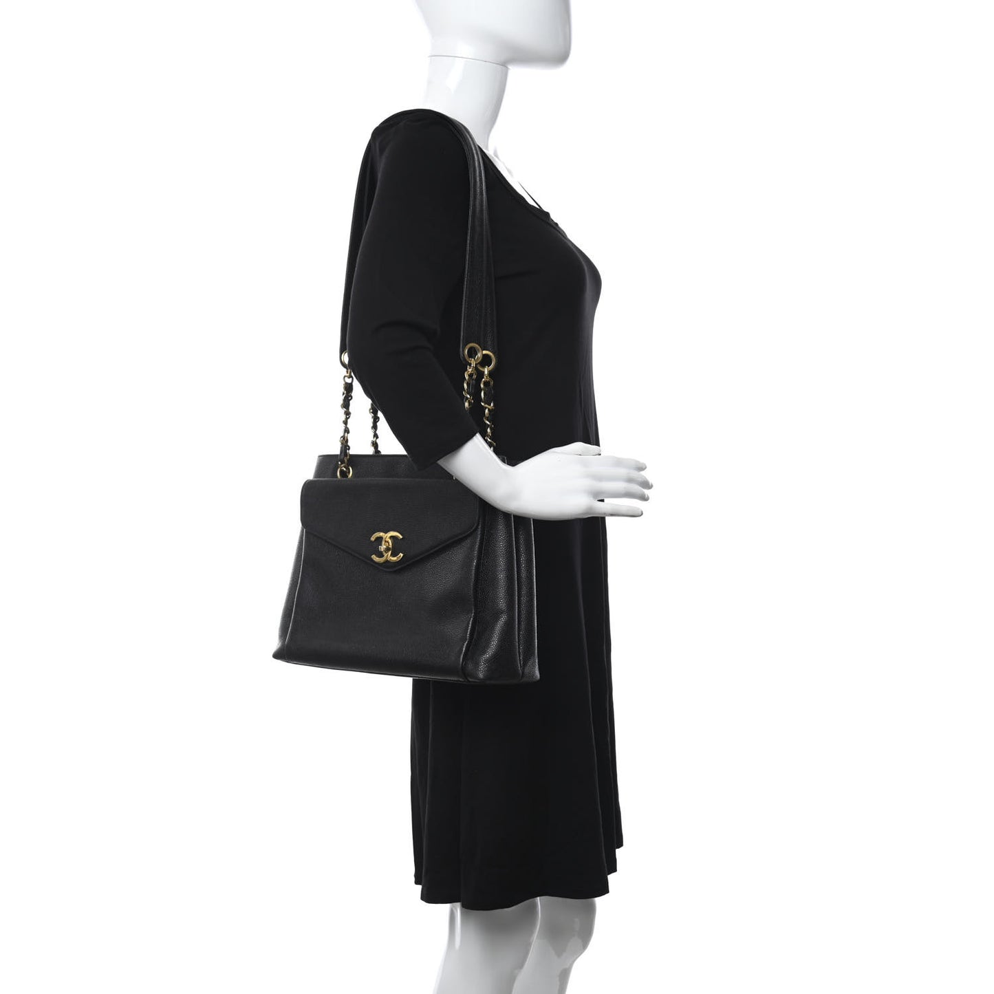 Caviar CC Shopper Tote Black