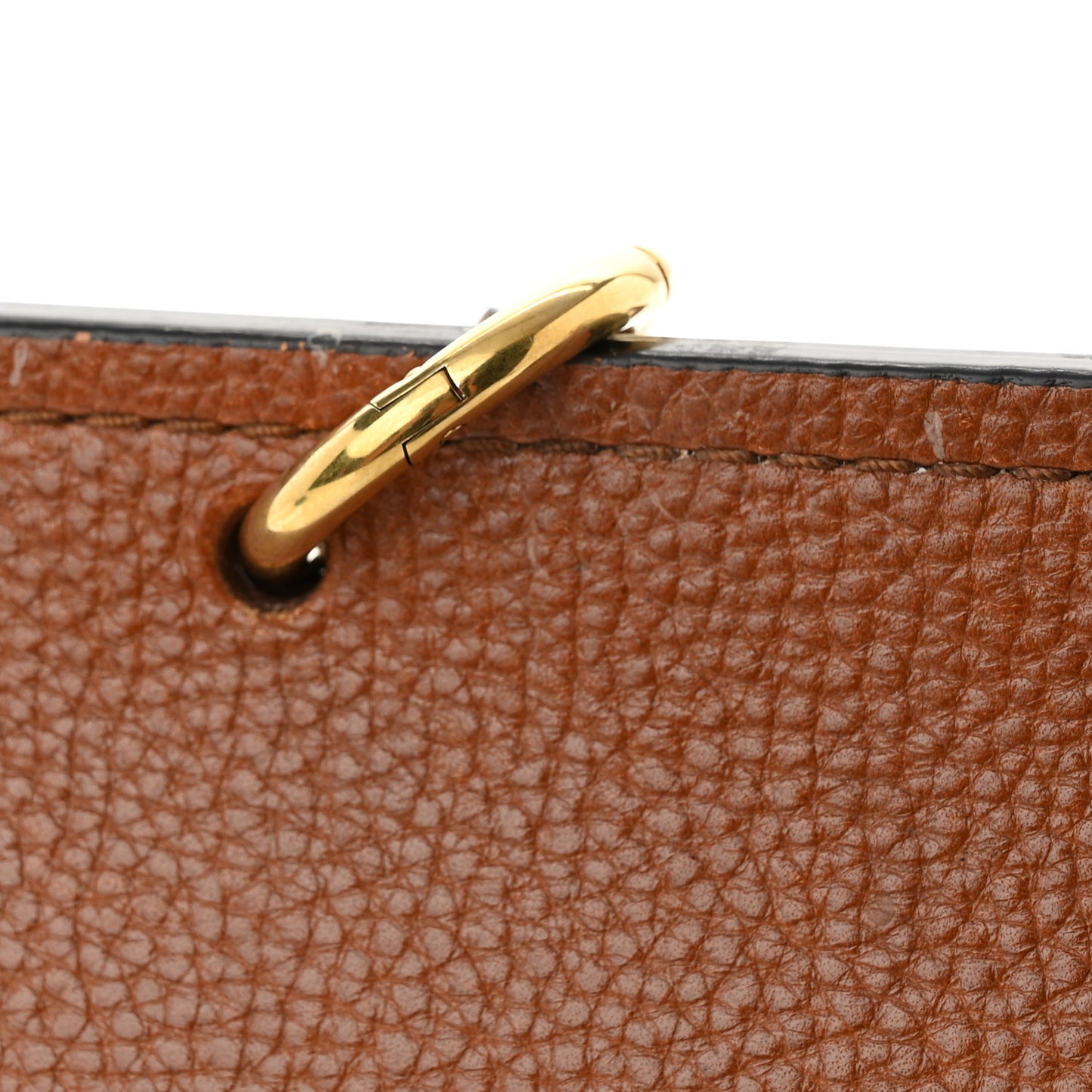 Small Classic Grain Calfskin Small Amberley Satchel Oak