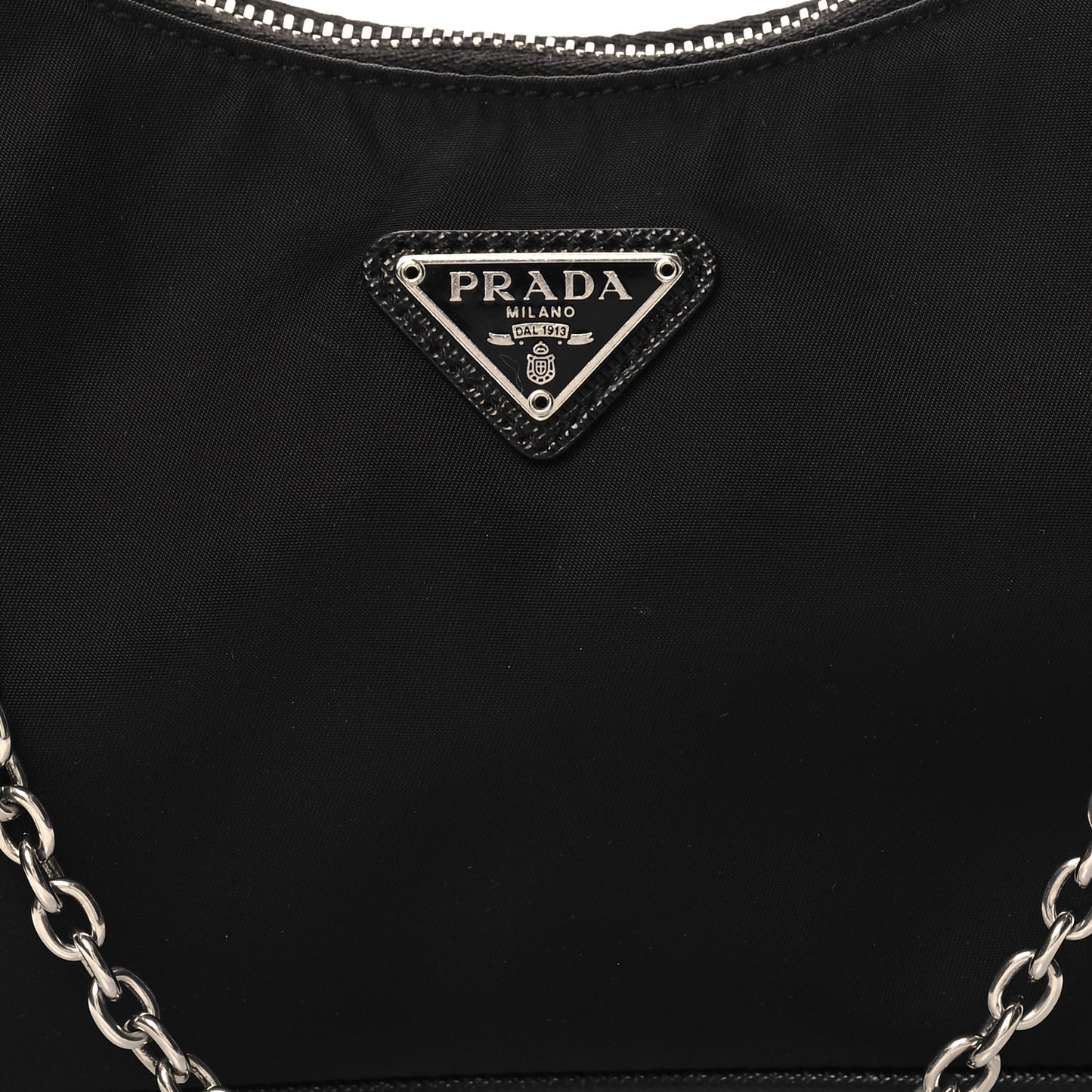 Re-Nylon Saffiano Re-Edition 2005 Shoulder Bag Black