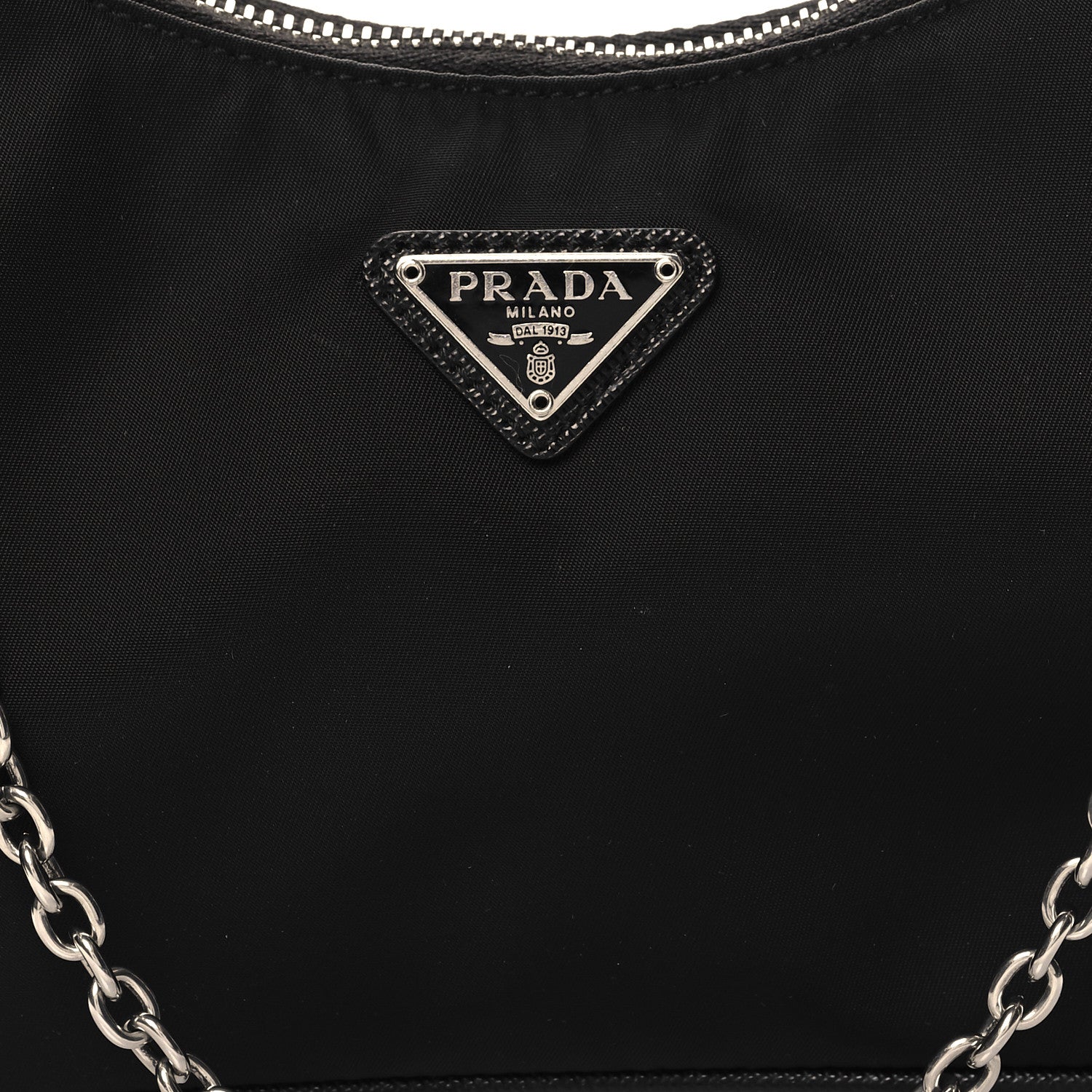 Prada Re-Nylon Saffiano Re-Edition 2005 Shoulder Bag Black 7 of 10