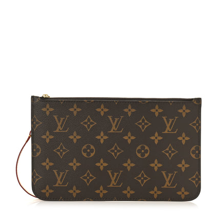 Louis Vuitton Monogram Neverfull MM GM Pochette 1 of 8