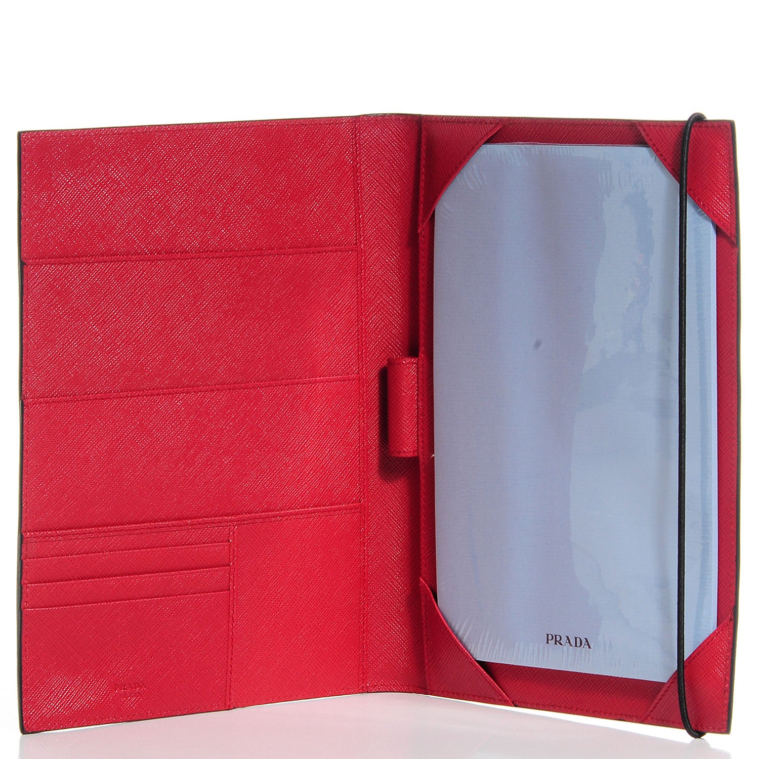 Prada Saffiano Notepad Cover Case Nero Black 5 of 6